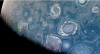 Джуно прати спиращи дъха нови снимки на вихрещи се на Юпитер бури