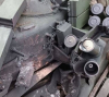 ВСУ показаха последствията от удар на дрон камикадзе по танк