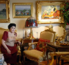 „Изгубена“ картина на  Пикасо  в дома на Имелда Маркос