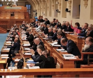 Бой в парламента на Чехия