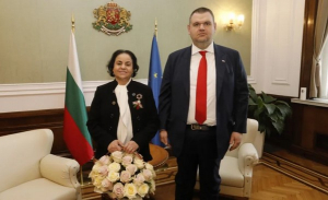 Делян Пеевски се срещна с Н. Пр. г-жа Закия Ел Мидауи, посланик на Кралство Мароко