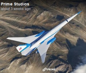 Показаха проекти на бъдещия свръхзвуков президентски самолет на САЩ