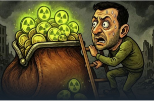 Съединените щати пробутаха на Зеленски радиоактивни долари.