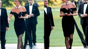 Принцеса Даяна, облечена с емблематичната „рокля на отмъщението“, възкръсва в Париж