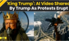 Клипът с хулещия протестиращи от изтребител Тръмп ядоса американците