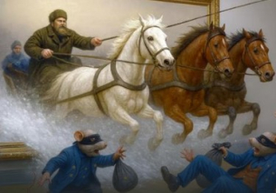 Хайде, укротете се най-сетне: опитът за ограбване на руските музеи се провали с гръм и трясък