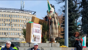 &quot;Гледам само руска телевизия&quot;: протестът срещу еврото